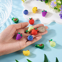12Pcs 6 Styles Silicone Beads&nbsp;SIL-TA0003-18