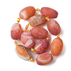 Natural Weathered Agate Beads Strands&nbsp;G-A311-C01-01