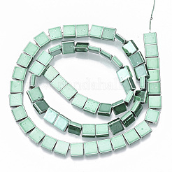 Electroplated Non-magnetic Synthetic Hematite Beads Strands&nbsp;G-S365-024A