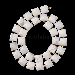 Natural White Jade Beads Strands&nbsp;G-F839-A22-01