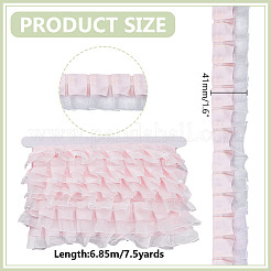 7.5 Yards Double Polyester Lace Trim for Sewing Decoration&nbsp;OCOR-HY0001-51B