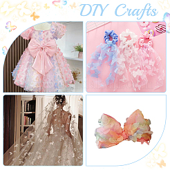 Butterfly Polyester Mesh Fabrics&nbsp;DIY-WH0651-09B