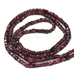 Natural Garnet Beads Strands&nbsp;G-RM25319-A02-2x2mm