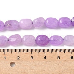 Dyed Natural Malaysia Jade Beads Strands&nbsp;G-P528-I10-01