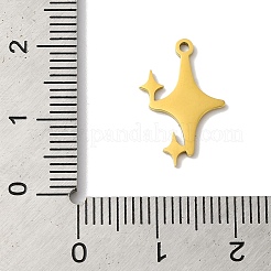 5Pcs 201 Stainless Steel Pendants&nbsp;STAS-Z068-04G