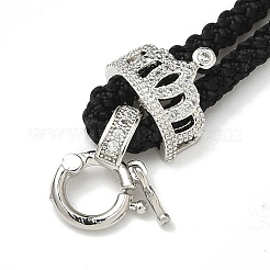 Nylon Cord Necklaces Findings&nbsp;KK-Q019-10P-02