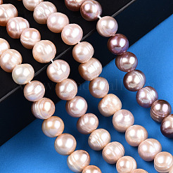 Natural Cultured Freshwater Pearl Beads Strands&nbsp;PEAR-N013-07M