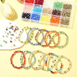 DIY Glass Beads Bracelets Jewelry Making Kit&nbsp;DIY-FS0007-70