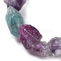 Raw Rough Natural Fluorite Beads Strands&nbsp;G-P528-B09-01