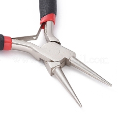 5 inch Carbon Steel Rustless Round Nose Pliers for Jewelry Making Supplies&nbsp;P035Y-1