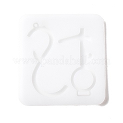 Key Shape DIY Pendant Silicone Molds&nbsp;DIY-F114-16