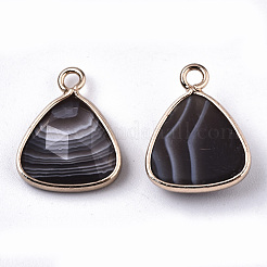 Natural & Synthetic Mixed Gemstone/Glass Charms&nbsp;G-N326-48
