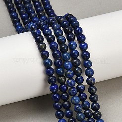 Natural Lapis Lazuli Beads Strands&nbsp;G-G423-5mm-AB
