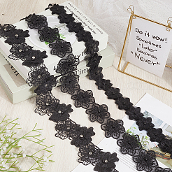 3Pcs 3 Styles Polyester Flower Lace Trim Ribbon&nbsp;OCOR-CY0001-20A