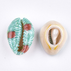 Printed Cowrie Shell Beads&nbsp;LS-X-SSHEL-T007-16D