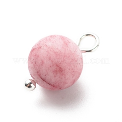 Natural White Jade Charms&nbsp;PALLOY-JF01843