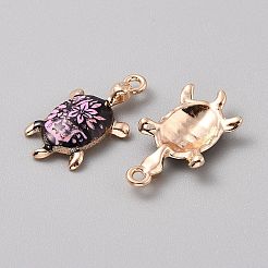 Alloy Enamel Pendants&nbsp;FIND-CJC0027-01G-01