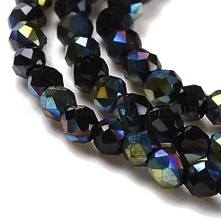 Electroplate Glass Beads Strands&nbsp;GLAA-H021-01A-HP09