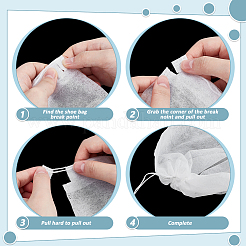 400Pcs Non-woven Fabric Shoes Storage Bags&nbsp;AJEW-WA0001-95