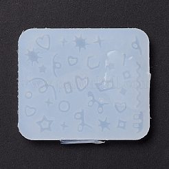 Line & Ring & Heart & Star & Crown & Square & Rectangle & Acanthosphere Filling Silicone Molds&nbsp;LS-DIY-M029-02