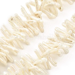 Natural Baroque Keshi Pearl Beads Strands&nbsp;PEAR-B004-03A-02B