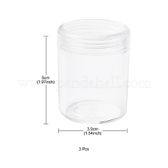 Round Plastic Bead Containers&nbsp;CON-YW0001-30