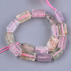 Natural Mixed Quartz Beads Strands&nbsp;G-S345-8x11-016