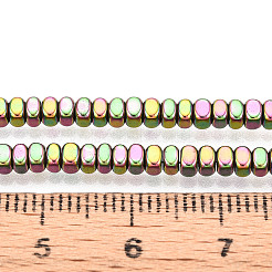 Electroplated Synthetic Non-magnetic Hematite Beads Strands&nbsp;G-T139-61E