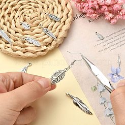 100Pcs 10 Styles Tibetan Style Alloy Pendants&nbsp;TIBEP-CJ0002-99