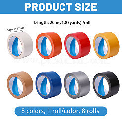 8 Rolls 8 Colors Adhesive Patch Tape&nbsp;DIY-CA0008-28