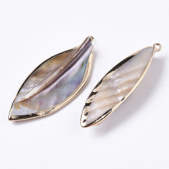 Natural Freshwater Shell Big Pendants&nbsp;SHEL-R048-09