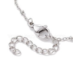 Tarnish Resistant 304 Stainless Steel Satellite Chain Bracelet Makings&nbsp;X-BJEW-JB10587-01