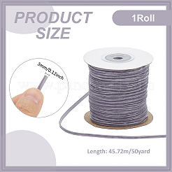 50 Yards Single Face Velvet Ribbon&nbsp;OCOR-WH0036-73C