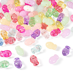 80Pcs 2 Styles Opaque Acrylic Beads&nbsp;OACR-TA0004-90