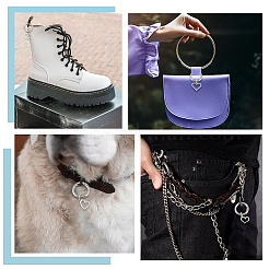 12Pcs 6 Style Alloy Shoes Charms&nbsp;HJEW-DR00116
