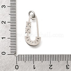 Brass Clear Cubic Zirconia Pendants&nbsp;KK-B187-22P