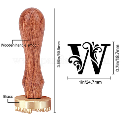 1Pc Golden Tone Brass Stamp Head&nbsp;DIY-CP0007-83W