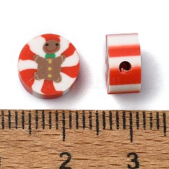 Christmas Theme Handmade Polymer Clay Beads&nbsp;CLAY-M005-06