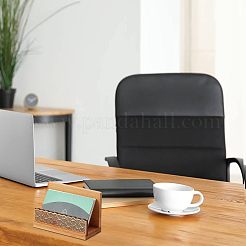 2Pcs Chinese Style Rectangle Bamboo Business Card Holder&nbsp;DJEW-OC0001-13