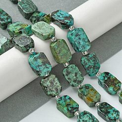 Natural African Turquoise(Jasper) Beads Strands&nbsp;G-C098-A04-01