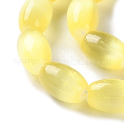 Macaron Color Natural Selenite Beads Strands&nbsp;X1-G-B102-A01-03
