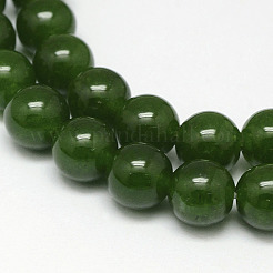 Natural TaiWan Jade Bead Strands&nbsp;G-F342-03-8mm