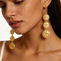 Brass Dangle Earrings for Women&nbsp;OC2372