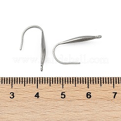 304 Stainless Steel Ear Wire Accessory&nbsp;STAS-Q336-12B-P