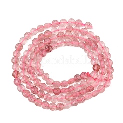 Natural Strawberry Quartz Beads Strands&nbsp;GG-NH0007-B02-01