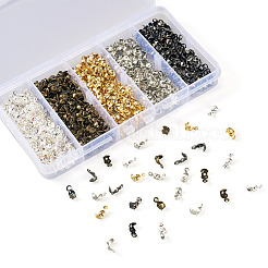 500Pcs 5 Colors Iron Bead Tips&nbsp;IFIN-PJ0001-03