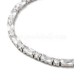 Cubic Zirconia Tennis Bracelet&nbsp;BJEW-M301-03P