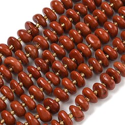 Natural Red Jaseper Beads Strands&nbsp;G-RM250109-A9