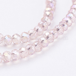 Electroplate Glass Beads Strands&nbsp;EGLA-R048-2mm-31