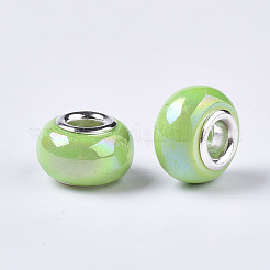 Opaque Resin European Beads&nbsp;RPDL-T038-007D